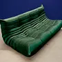 Togo Lounge Set 5-tlg. Samt Grün 1