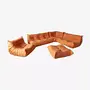 Togo Lounge Set 5-pc. Textile Pastel Orange 0