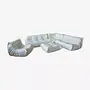 Togo Lounge Set 5-pc. Madras Leather White 0