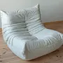 Togo Lounge Set 5-pc. Madras Leather White 5