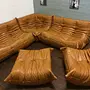 Togo Lounge Set 5-tlg. Glattleder Beige 4