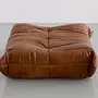 Togo Lounge Set 5-pc. High-gloss leather Antique brown 8