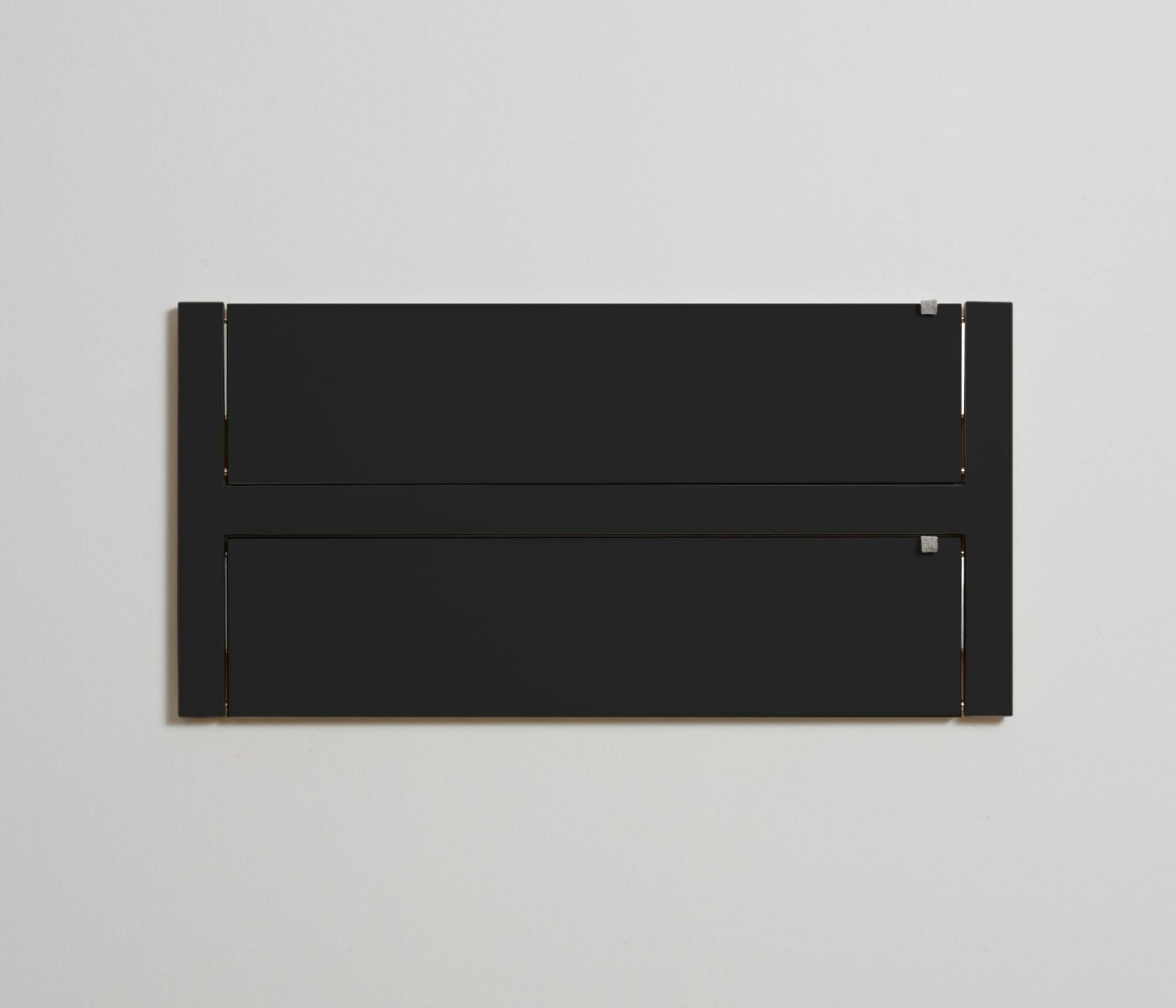 Fläpps Wandregal Holz Schwarz 80 x 40 cm 1