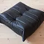 Set Togo Lounge 5 pezzi Pelle Madras Nero 5