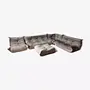 Togo Lounge Set 5-pc. Velvet Warm Grey 0
