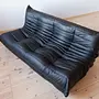 Togo Lounge Set 5-pc. Madras Leather Black 1