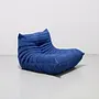 Togo Armchair Textile Blue 1