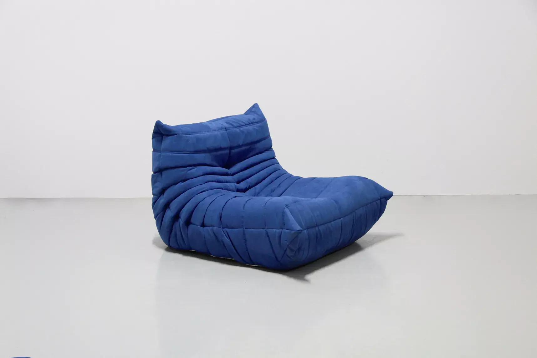 Togo Armchair Textile Blue 1