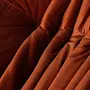 Togo Armchair Velvet Amber Orange 9