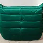 Togo armchair velvet emerald green 4