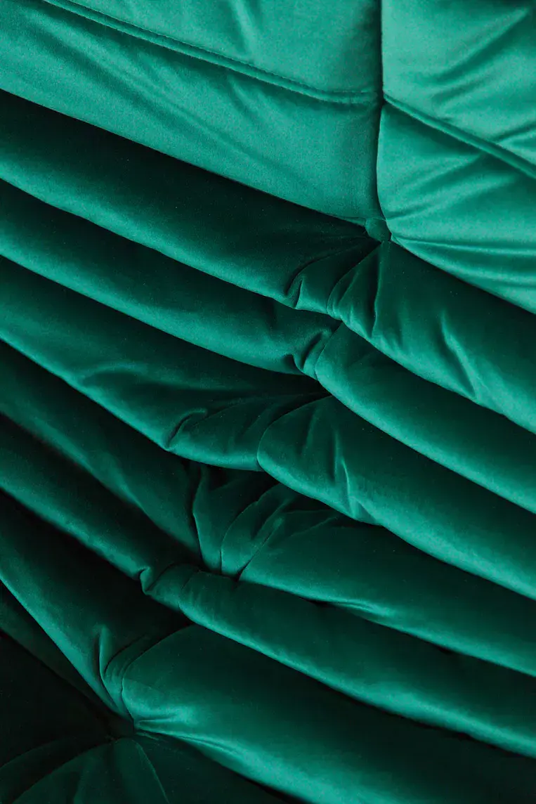 Togo armchair velvet emerald green 8