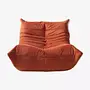 Togo Sessel Samt Orange 0