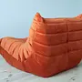 Togo Sessel Samt Orange 3
