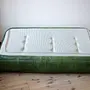 Togo Sofa 3-Seater Pull-Up Leather Green 3