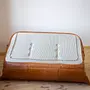 Togo Sofa 2-Sitzer Pull-Up-Leder Kieferbraun 4