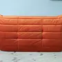 Togo Sofa 2-Sitzer Samt Orange 4