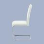 Cantilever Pasala Faux Leather White Set of 2 3