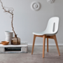 Gotham W Chair Plastic Wood Blue 3