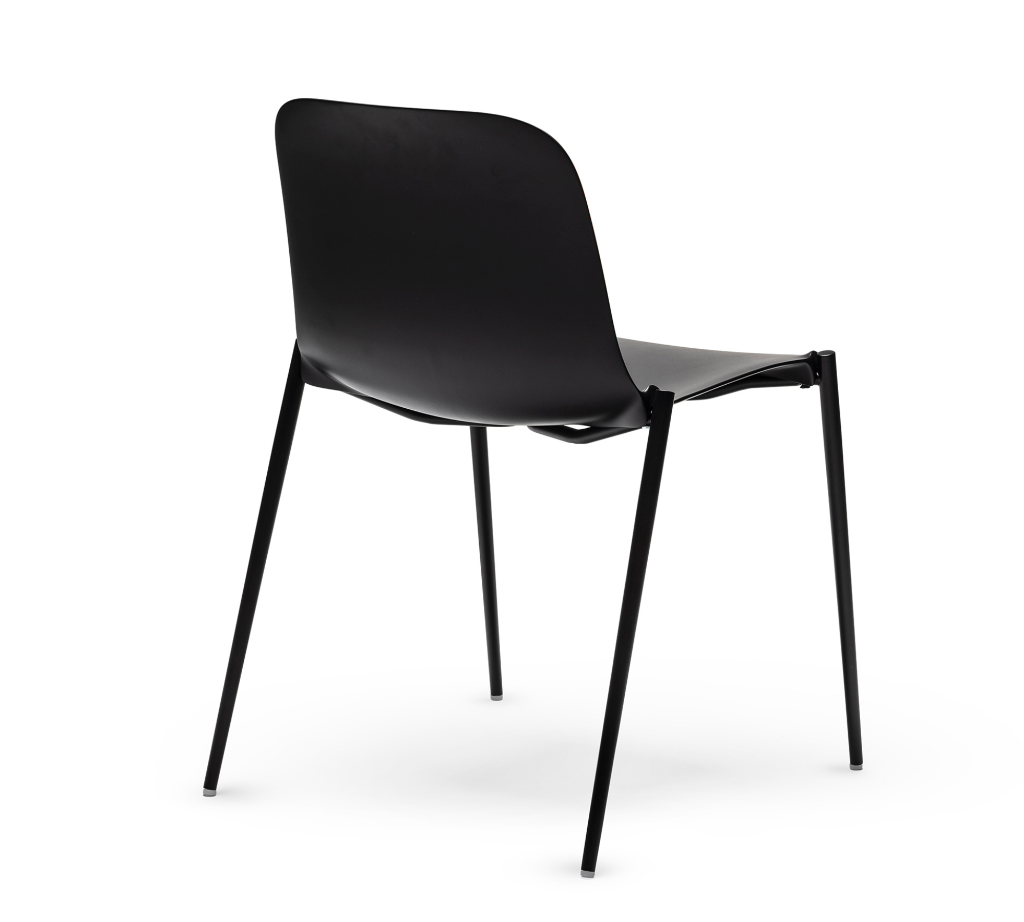 Dogo S Chair Plastic Metal Black 2