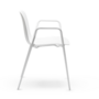 Dogo P Armchair Plastic Metal White 2