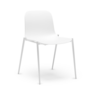 Dogo S Chair Plastic Metal White 0