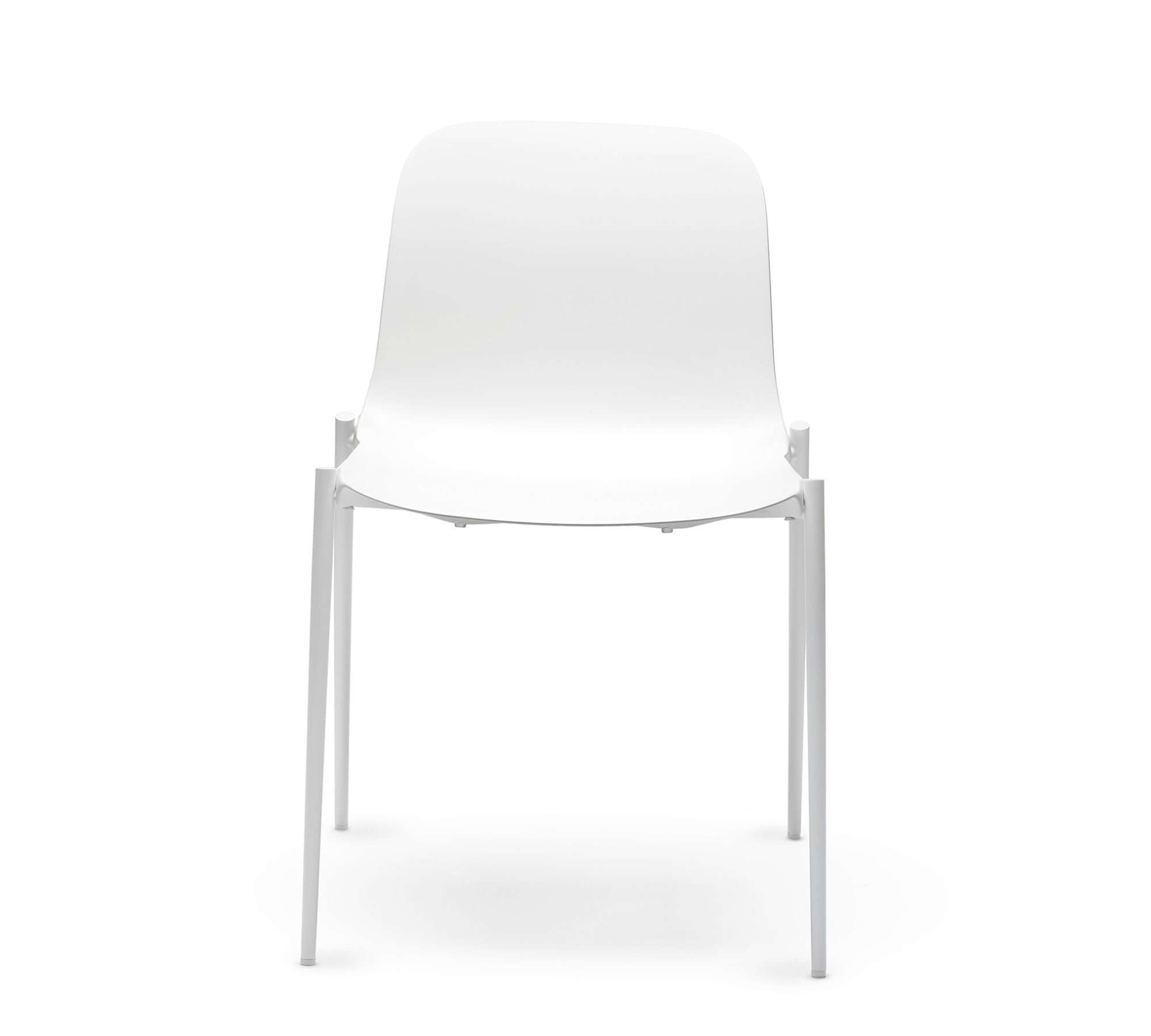 Dogo S Chair Plastic Metal White 1