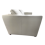 Sofa Leather Wood Grey 1