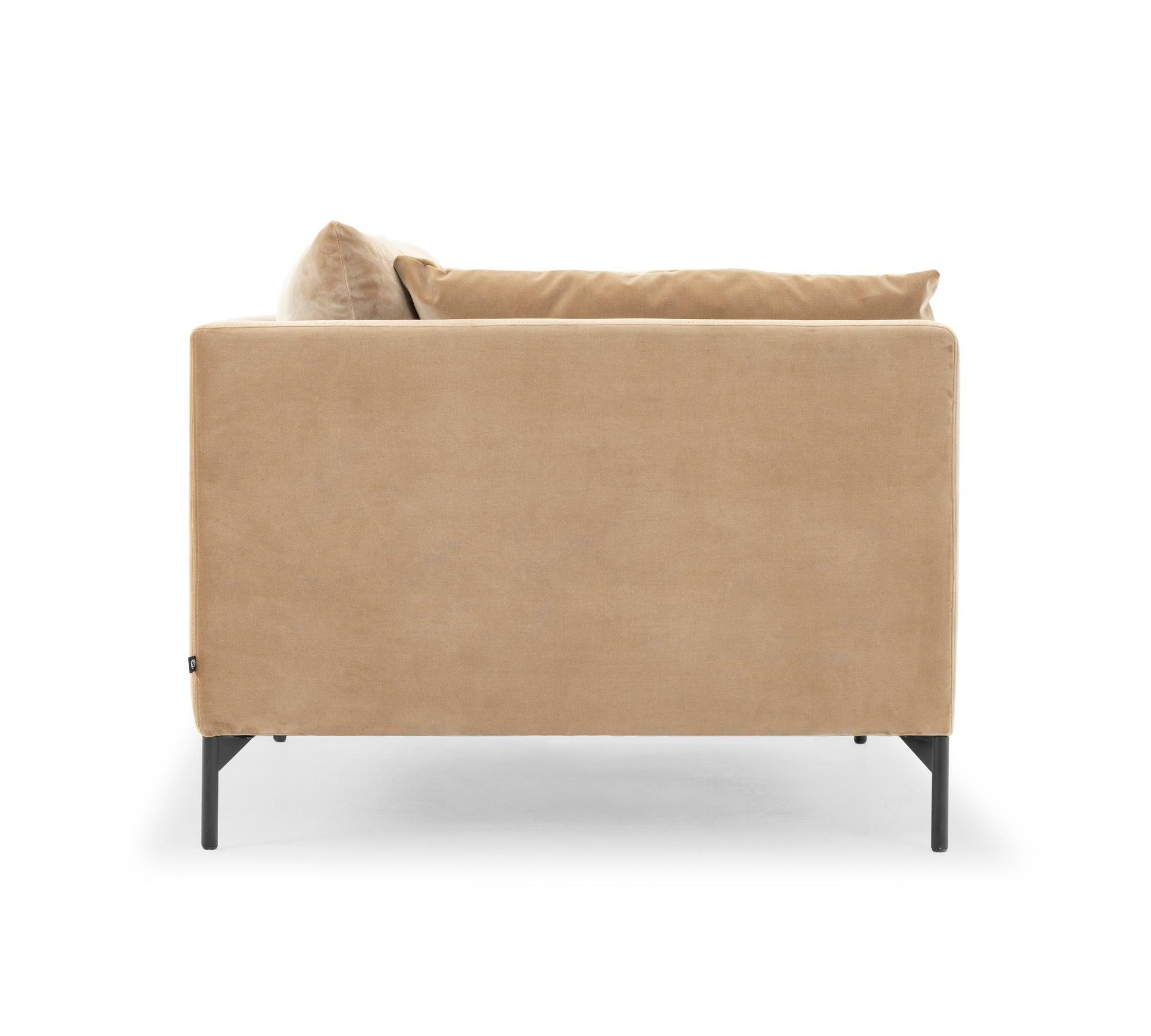Vincent 1-Sitzer Modul Links Velour Matt Beige 2