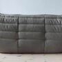Togo Sofa 2-Sitzer Leder Grau 3