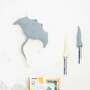 2x Mini Octopus & Manta Ray Plush toy Cotton Blue 0