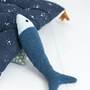 2x Fish & Beluga Whale Plush toy Cotton Blue 4