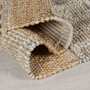 Medina Jute Rug Natural Grey 60x230cm 3