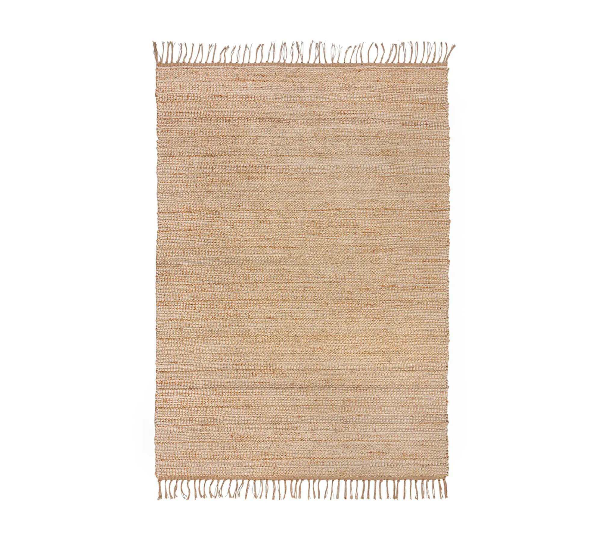 Levi Teppich Jute Baumwolle Beige 120 x 170 cm 0