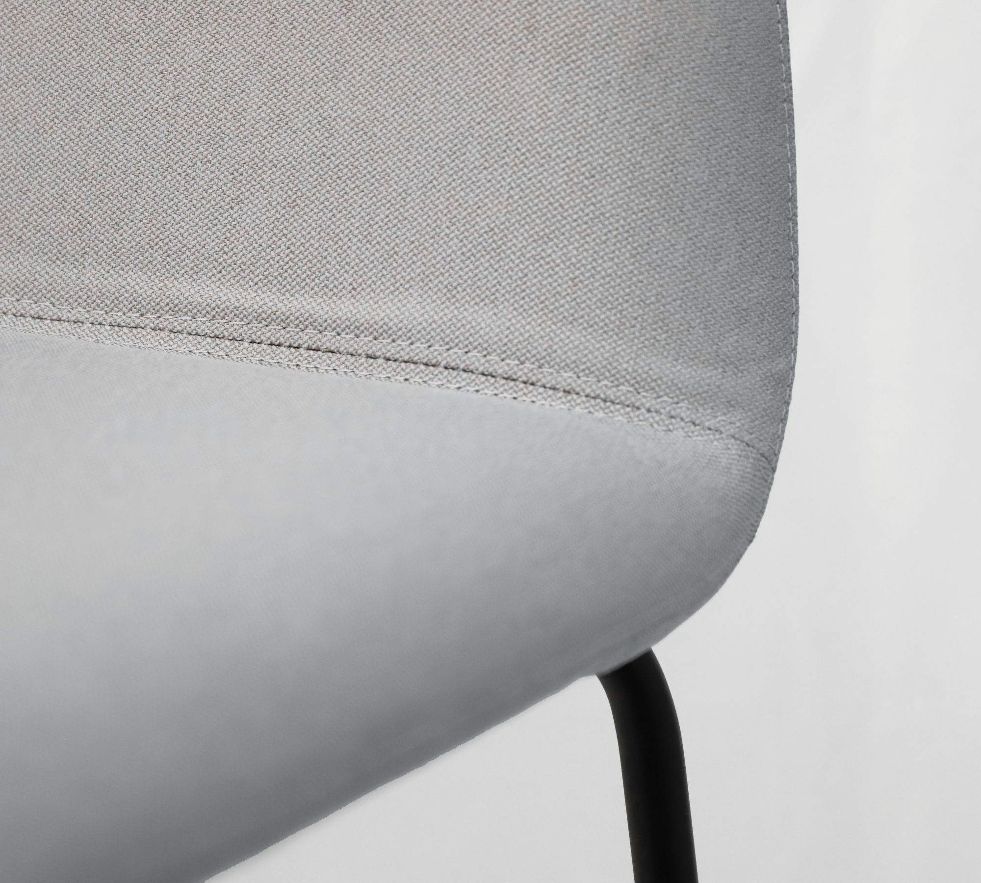Bardot Met Tu Barstool Metal Textile Grey 2