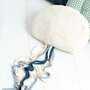 2x Jellyfish & Manta ray Plush toy Cotton Blue White 3