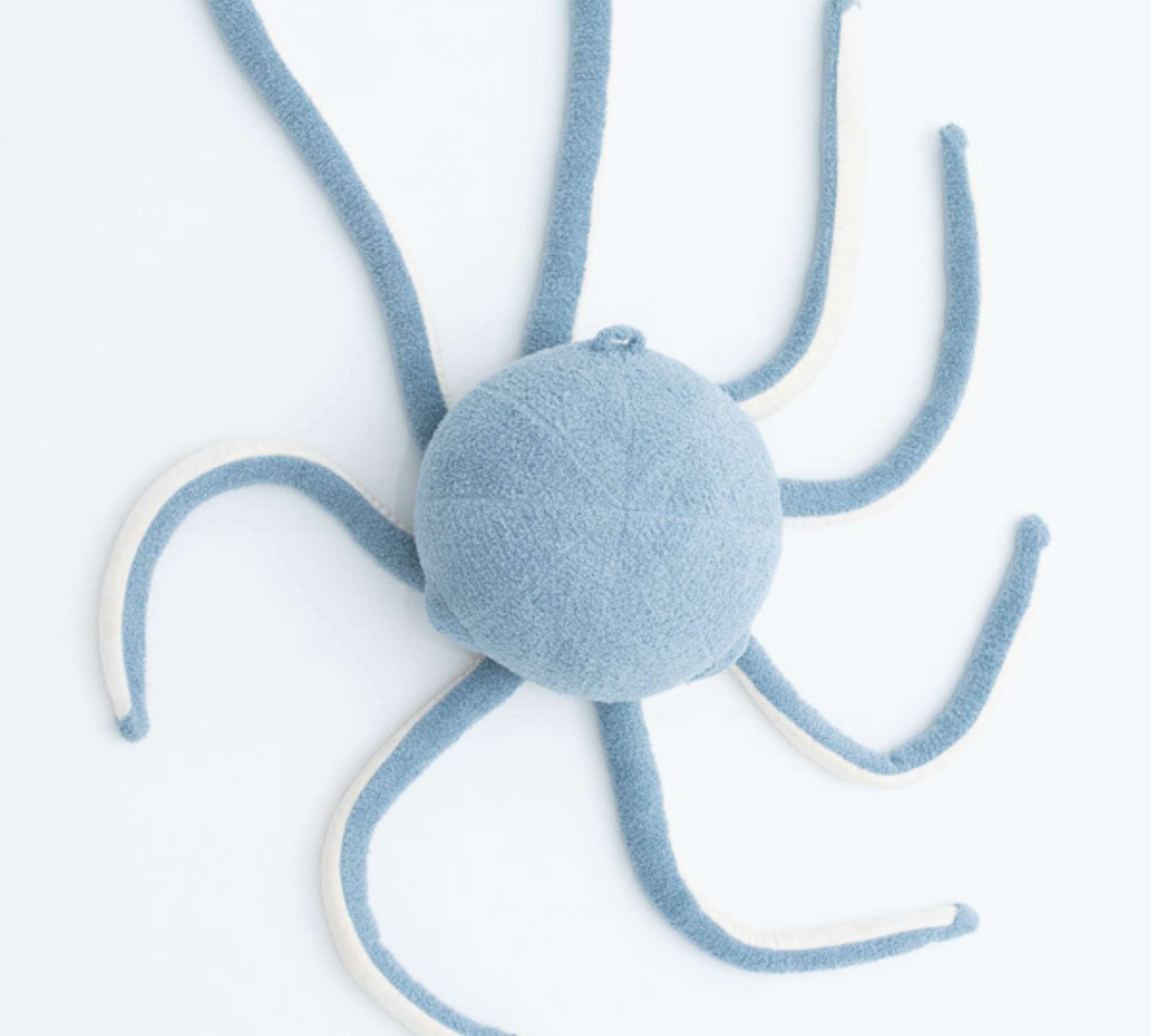 Oktopus Maxi Plüschtier Baumwolle Blau 7