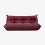 Togo Sofa 3-Sitzer Textil Rosa 0