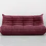 Togo Sofa 3-Sitzer Textil Rosa 3
