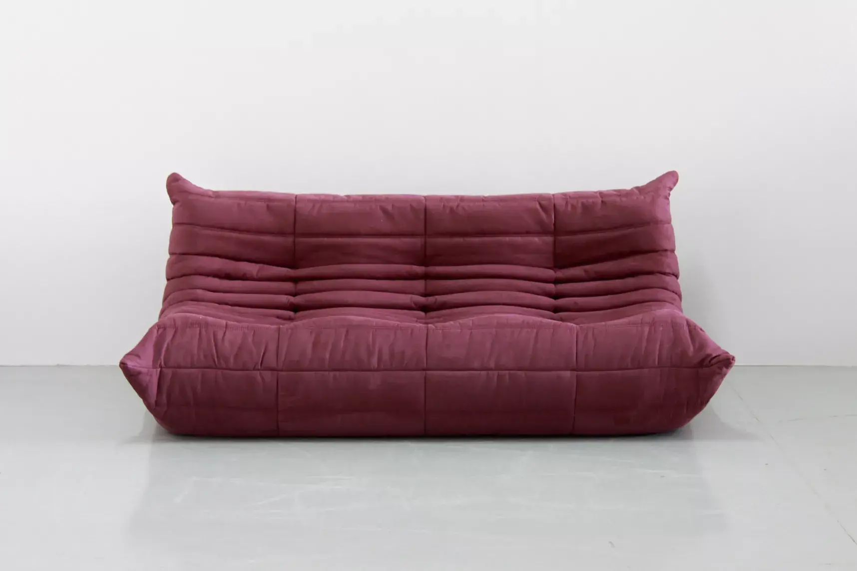 Togo Sofa 3-seater Textile Pink 3