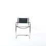 Thonet S34 Freischwinger Kernleder Stahl Schwarz 4