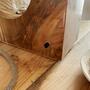 Tischlampe aus Recycling-Holz 6