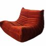 Togo Armchair Cord Amber Orange 0