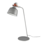 Lampada da tavolo acciaio grigio 1