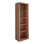 Walnut veneer bookshelf 1