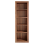 Libreria in impiallacciatura di noce 2