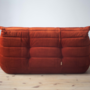 Togo Sofa 2-seater Cord Amber Orange 2