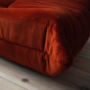 Togo Sofa 3-seater Cord Amber Orange 4