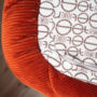 Togo Sofa 3-seater Cord Amber Orange 7