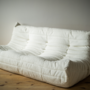 Togo Sofa 3-seater Bouclé White 2