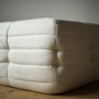 Togo Corner Sofa Bouclé White 2